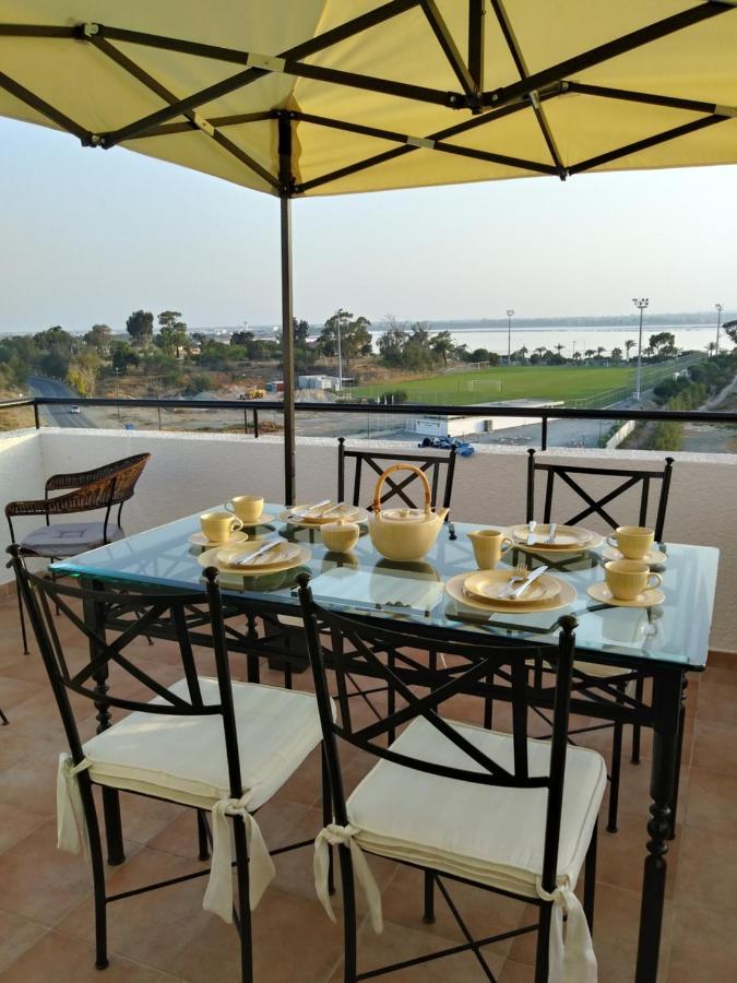 Must Stay - Sea & Salt Lake Panoramic View Apt 拉纳卡 外观 照片